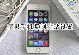 苹果手机复制粘贴设置