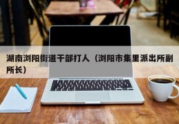 湖南浏阳街道干部打人（浏阳市集里派出所副所长）