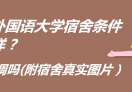 [国际学校校内环境怎么样]北京外国语大学宿舍条件怎么样？有空调吗(附宿舍真实图片）