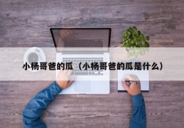 小杨哥爸的瓜（小杨哥爸的瓜是什么）