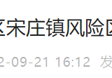 [通州区有风险区吗最近]2022年9月21日起北京通州宋庄镇风险区等级调整通报
